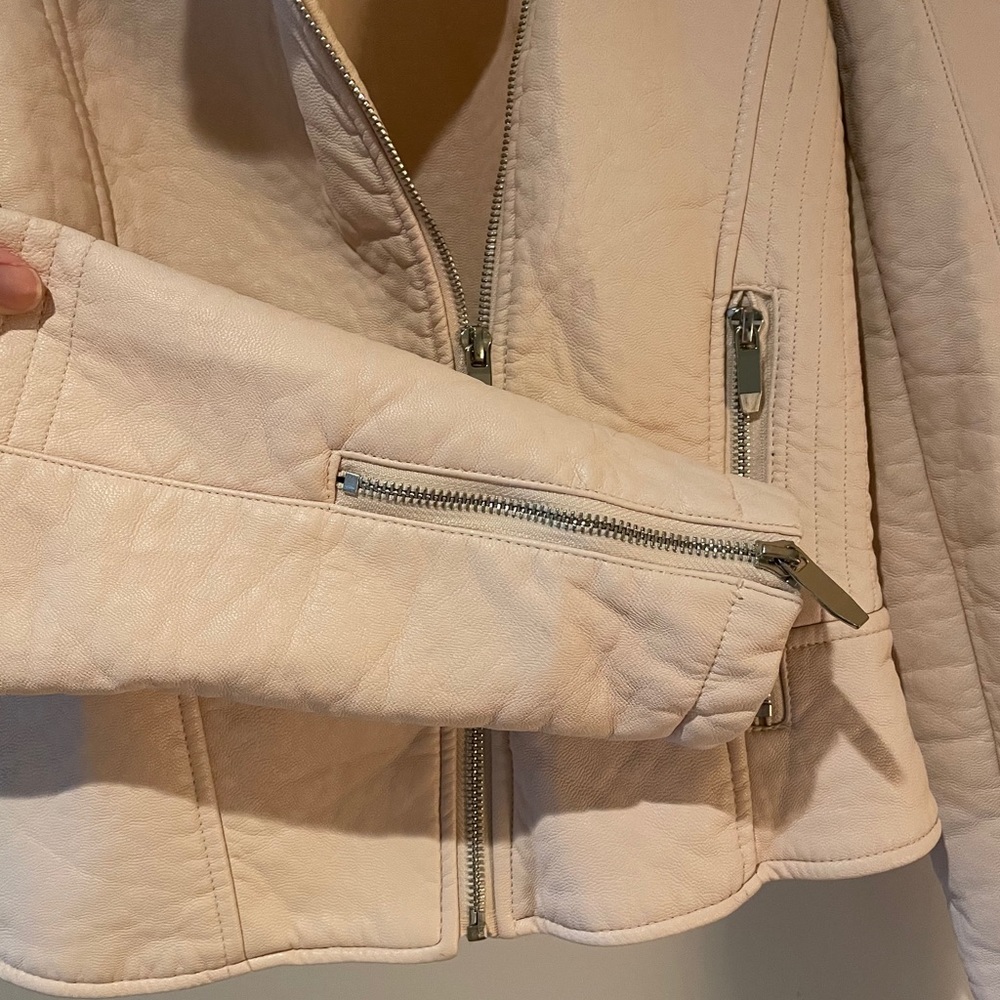 Pink Leather Jacket - Picture 2 of 2